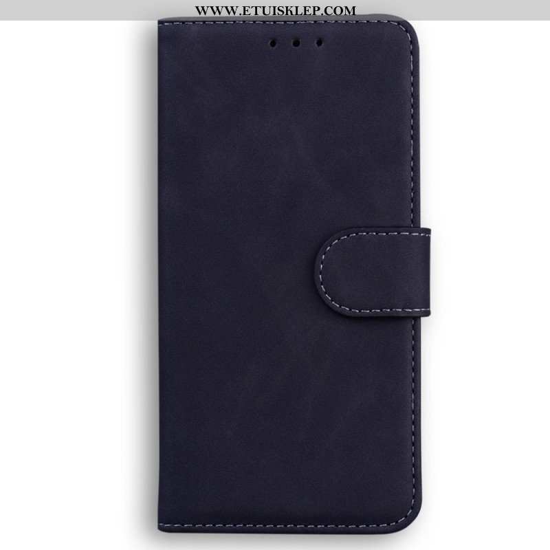 Etui Folio do Oppo Reno 8 Pro Skórzany Efekt Couture